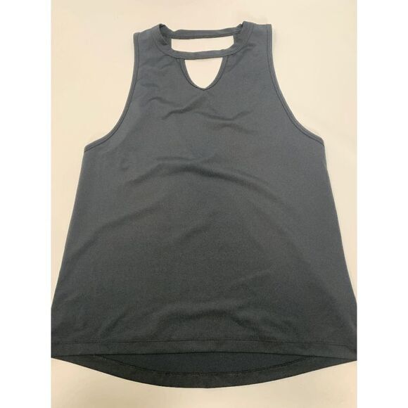 Onzie Women's Cut Out Sleeveless Active Workout Tank Top Shirt Black One Size - Picture 1 of 6
